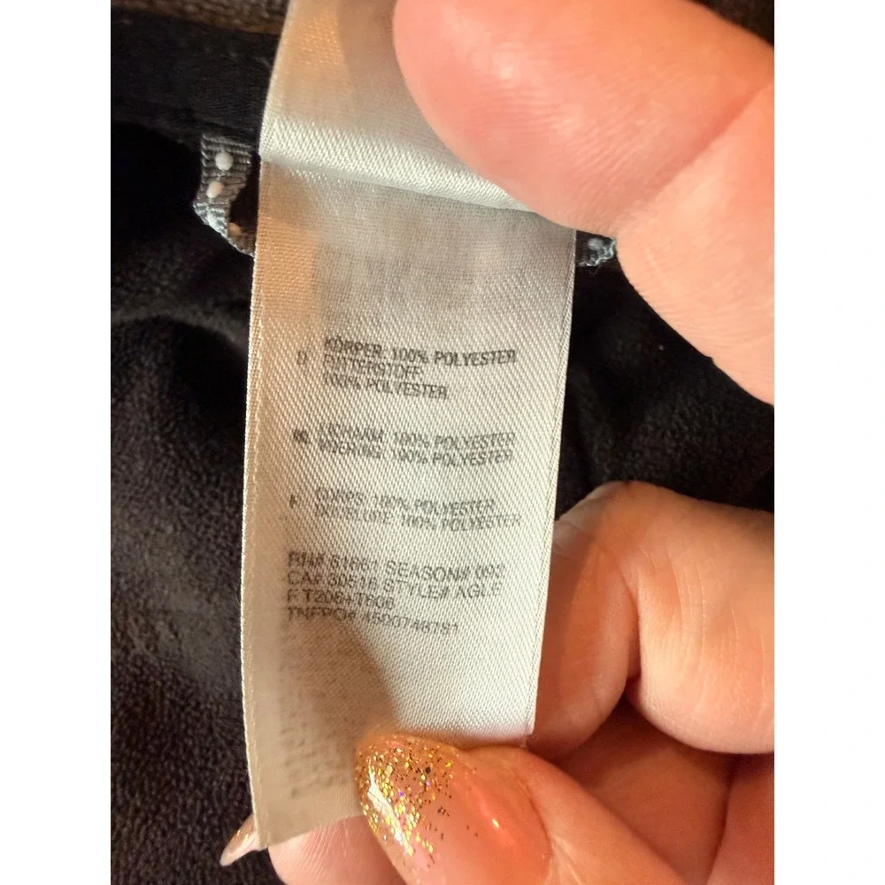 The North Face Men's Black/Gray Fleece‎ Full Zip Size S